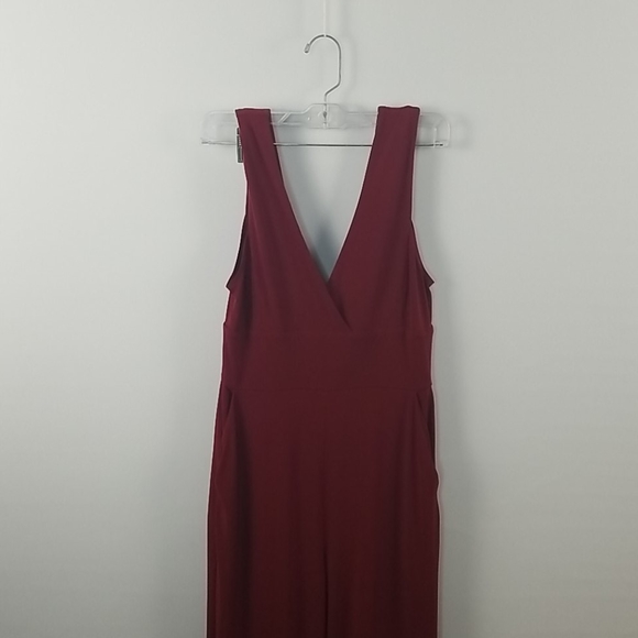BCBGeneration Pants - BCBGeneration Maroon Jumpsuit M